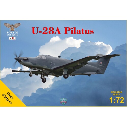 Sova-M 1/72 U-28 Pilatus (USAF/ Finland A.F.) Plastic Model Kit