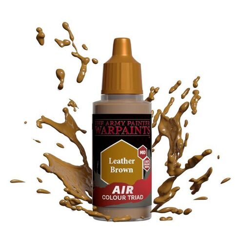 The Army Painter Warpaints Air: Leather Brown - 18ml Acrylic Paint