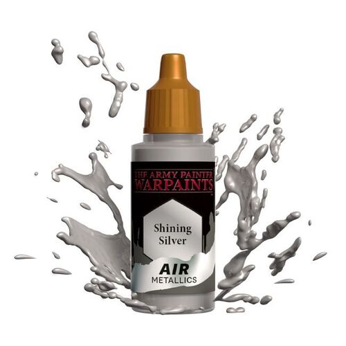 The Army Painter Warpaints Air: Shining Silver - 18ml Acrylic Paint