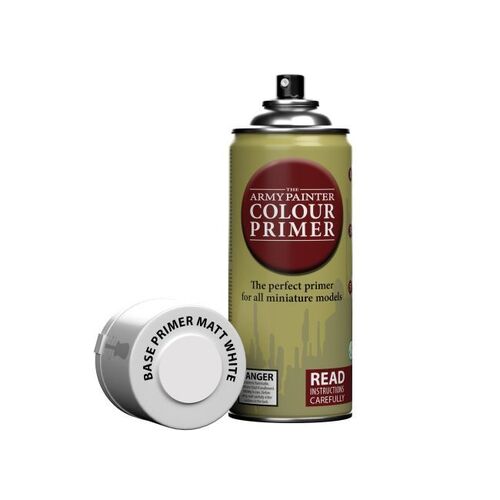 The Army Painter Base Primer - Matt White - 400ml Spray Paint