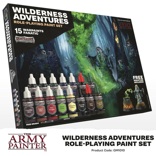 The Army Painter GameMaster: Wilderness Adventures Role-playing Paint Set