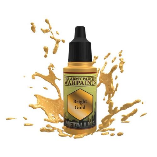 The Army Painter Warpaints Metallic: Bright Gold - 18ml Acrylic Paint