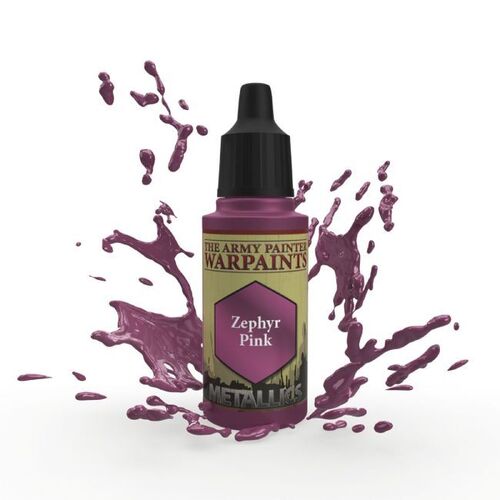 The Army Painter Warpaints Metallic: Zephyr Pink - 18ml Acrylic Paint