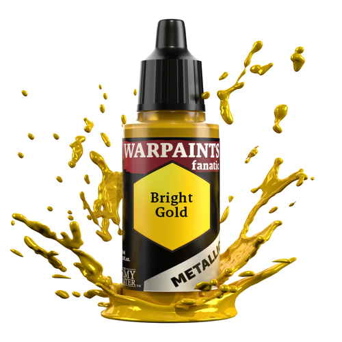 The Army Painter Warpaints Fanatic Metallic: Bright Gold - 18ml Acrylic Paint