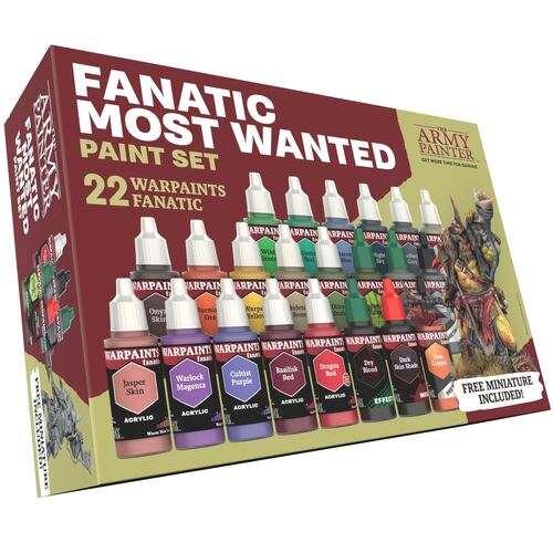 The Army Painter Warpaints Fanatic: Most Wanted Paint Set