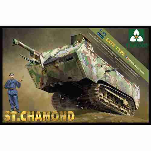 Takom 1/35 French Heavy Tank St Chamond Late Type Plastic Model Kit [2012]