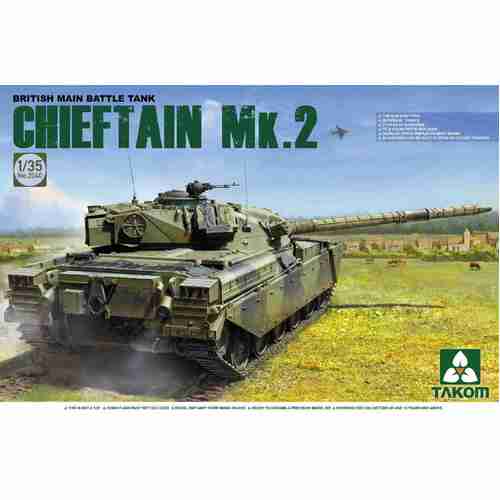 Takom 1/35 British Main Battle Tank Chieftain Mk.2 Plastic Model Kit