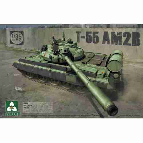 Takom 1/35 DDR Medium Tank T-55 AM2B Plastic Model Kit