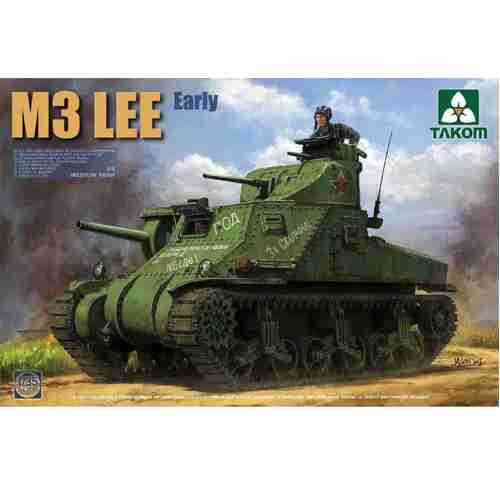 Takom 1/35 US MEDIUM TANK M3 LEE EARLY Plastic Model Kit