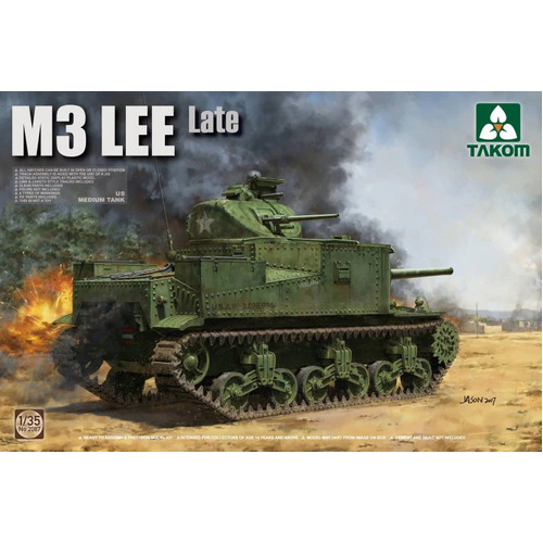 Takom 1/35 US Medium Tank M3 Lee Late Plastic Model Kit