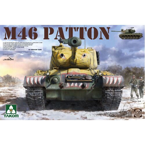 Takom 1/35 US MEDIUM TANK M-46 PATTON Plastic Model Kit