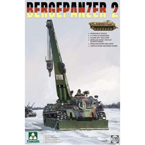 Takom 1/35 Bergepanzer 2 Plastic Model Kit