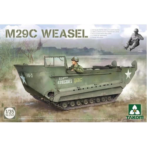 Takom 1/35 M29C WEASEL Plastic Model Kit