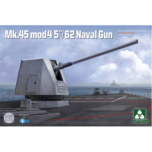 Takom 1/35 Mk.45 Mod4 5"/62 Naval Gun *Australian Service* Plastic Model Kit