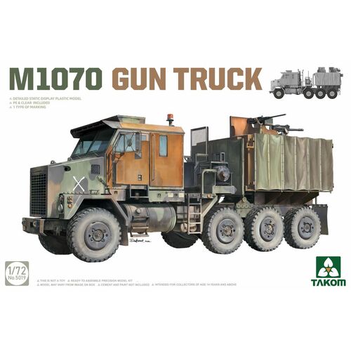 Takom 1/72 M1070 Gun Truck Plastic Model Kit