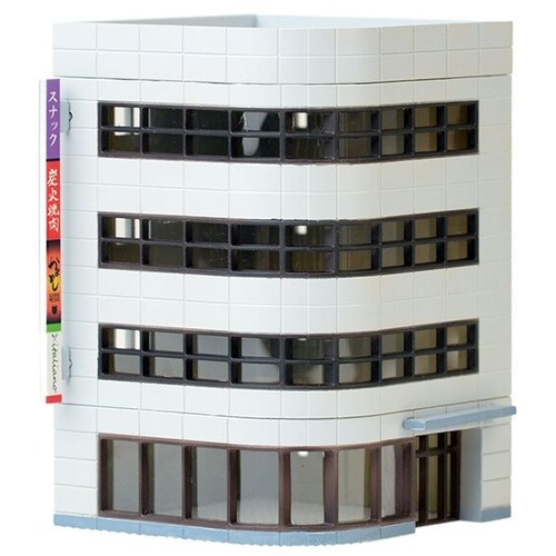 Tomytec Building Collection 134-2 Corner Modern Office Building