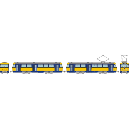 Tomytec N Train Leipzig Tram Tatra T4 + B4 Type 2 Cars Set F