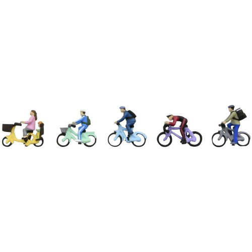 Tomytec N Assorted Bicycle/Cyclist Figures