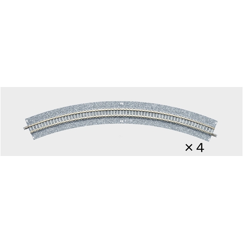 Tomix N Curve Track 15-3/8" 391mm Radius, 45° (4)