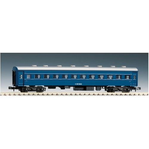 Tomix N JNR Passenger Car OHA 35 Type Blue (Post-War, Folded Roof)