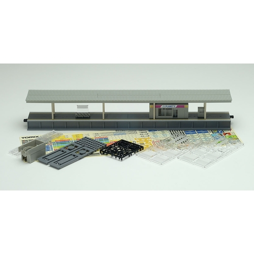 Tomix N Island Platform Convenience extension parts w/lighting