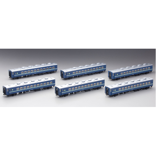 Tomix HO Slot 81 series tatami passenger car (green belt) set (6 cars)