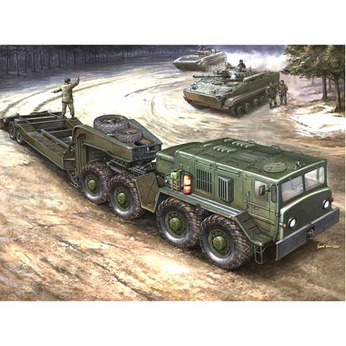 Trumpeter 1/35 MAZ-537G Late Production type with MAZ/ChMZAP-5247G semitraiier