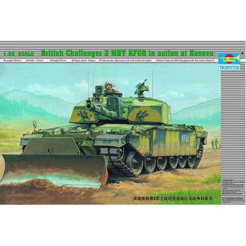 Trumpeter 1/35 British Challenger II MBT KFOR Kosovo