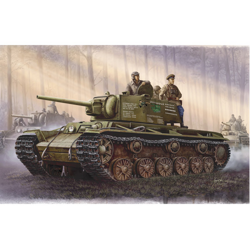 Trumpeter 1/35 Russian KV-1 Model 1942 Simplified Turret Tank Plastic Model Kit [00358]