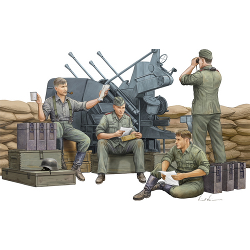 Trumpeter 1/35 German Anti-Aircraft Gun Crew