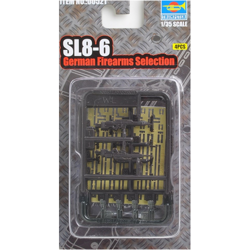 Trumpeter 1/35 German Firearms Selection- SL8 (4 guns)