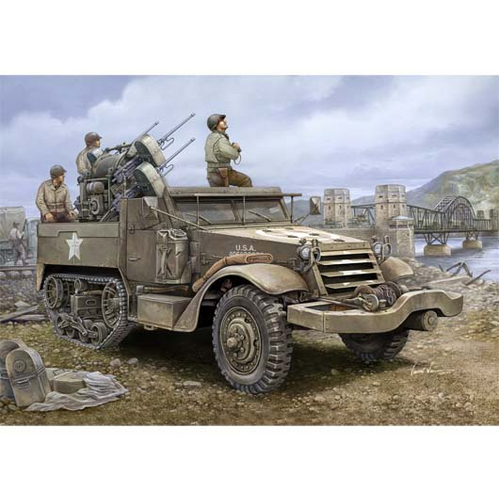 Trumpeter 1/16 M16 Multiple-Gun Motor Carriage Plastic Model Kit [00911]