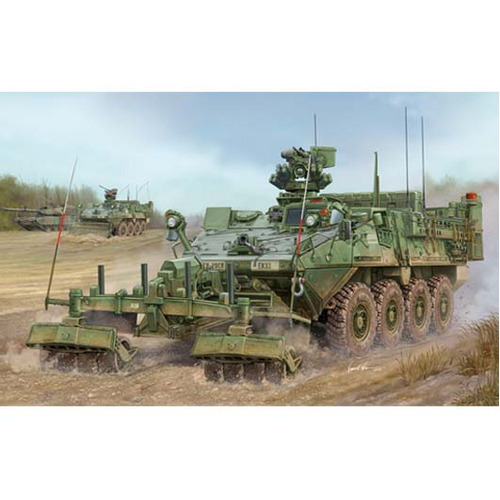 Trumpeter 1/35 M1132 Stryker Engineer Squad Vehicle w/LWMR-Mine Roller/SOB