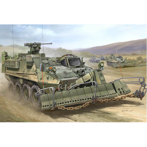 Trumpeter 1/35 M1132 Stryker Engineer Squad Vehicle w/SMP-Surface Mine Plow/AMP