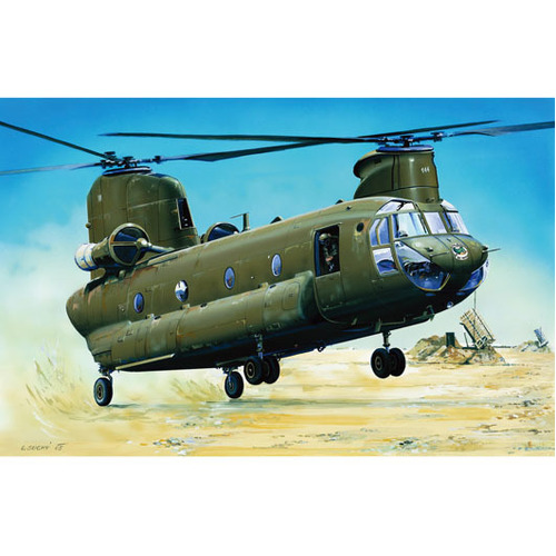 Trumpeter 1/72 CH-47D CHINOOK *AUS DECAL* Plastic Model Kit [01622]