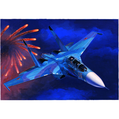 Trumpeter 1/72 Russian Su-27UB Flanker C Fighter