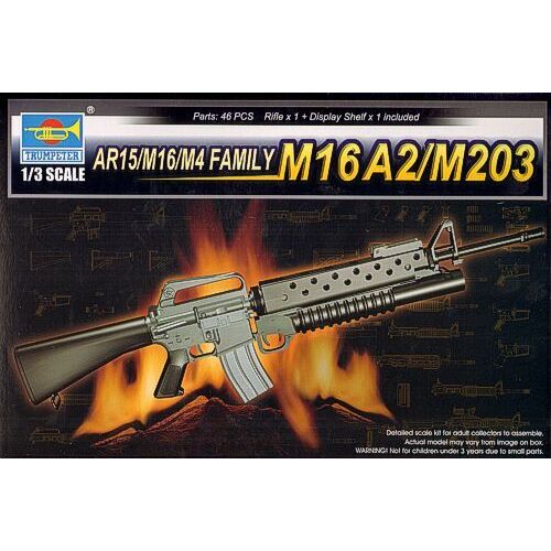 Trumpeter 1/3 AR15/M16/M4 FAMILY-M16A2 /M203