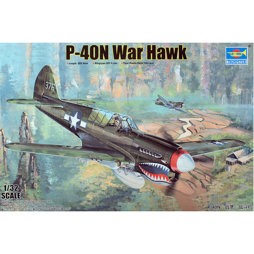 Trumpeter 1/32 P-40N War Hawk *AUS DECAL* Plastic Model Kit [02212]