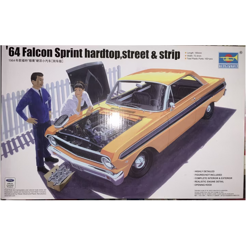 Trumpeter 02508 1/25 64 Sprint hardtop,[street & strip]