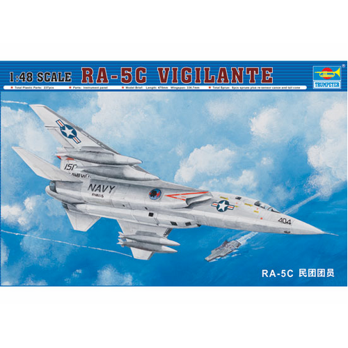 Trumpeter 1/48 RA-5C Vigilante Plastic Model Kit [02809]