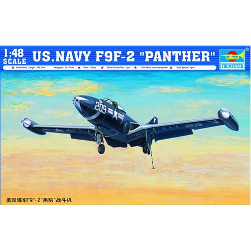 Trumpeter 1/48 US.NAVY F9F-2 PANTHER