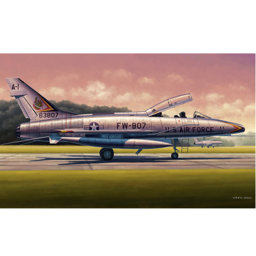 Trumpeter 1/48 F-100F Super Sabre Plastic Model Kit [02840]