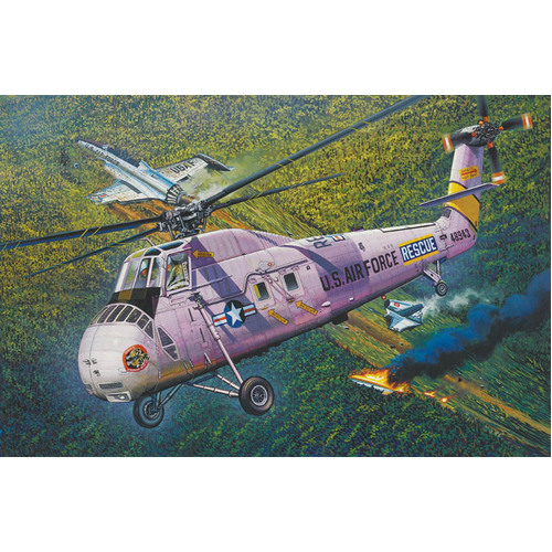 Trumpeter 1/48 HH-34J USAF Combat Rescue - Re-Edition Plastic Model Kit