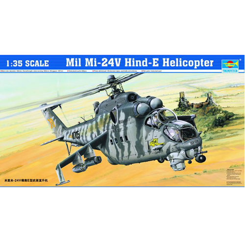 Trumpeter 1/35 Helicopter - Mil Mi-24V Hind-E