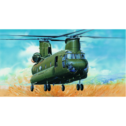 Trumpeter 1/35 Helicopter - CH-47D CHINOOK Plastic Model Kit [05105]