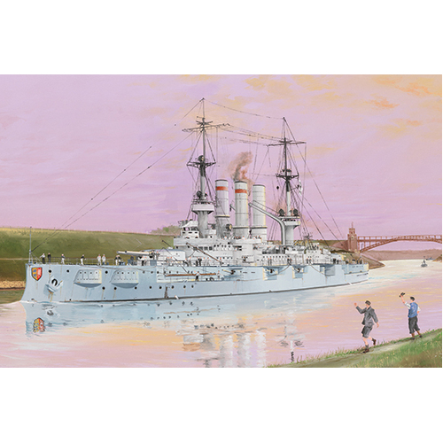 Trumpeter 1/350 Schleswig – Holstein Battleship 1908 Plastic Model Kit