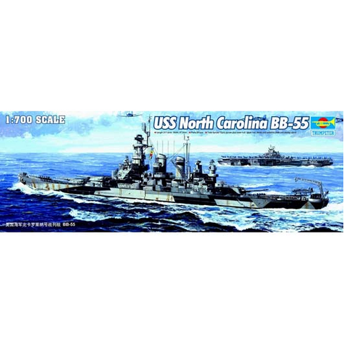 Trumpeter 1/700 USS North Carolina BB-55