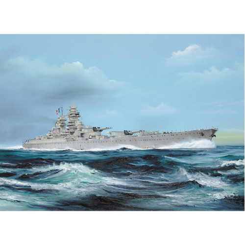 Trumpeter 1/700 French battleship Richelieu (1946)