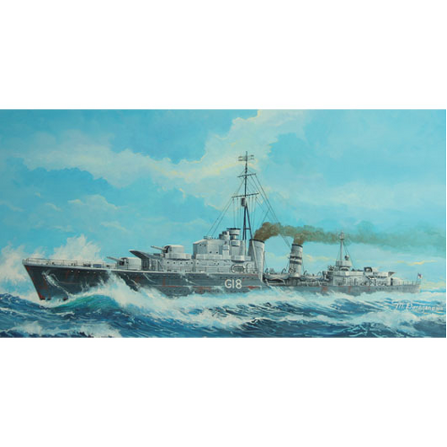 Trumpeter 1/700 Tribal-class destroyer HMS Zulu (F18)1941