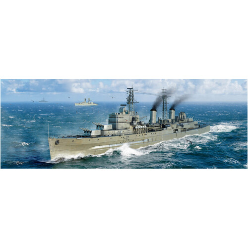 Trumpeter 1/700 HMS Belfast 1959 Plastic Model Kit [06702]